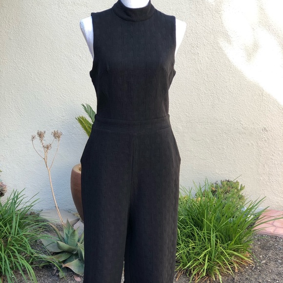 2xHP! Anthropologie Wide Leg Jacquard Jumpsuit NWT Women’s Size Small - Picture 4 of 14